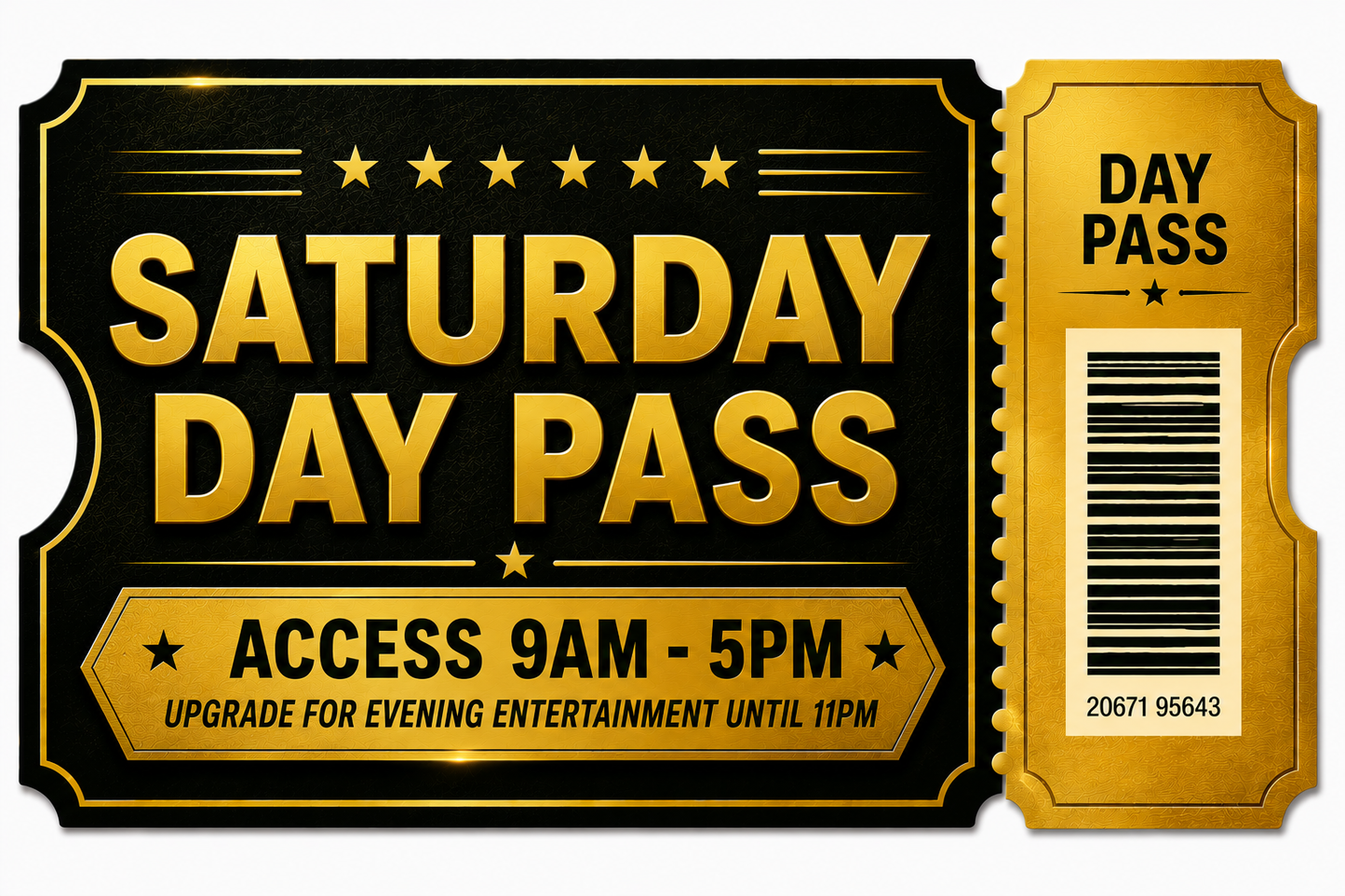 Saturday Day Pass - The BIG Fish N Show - 12.09.26